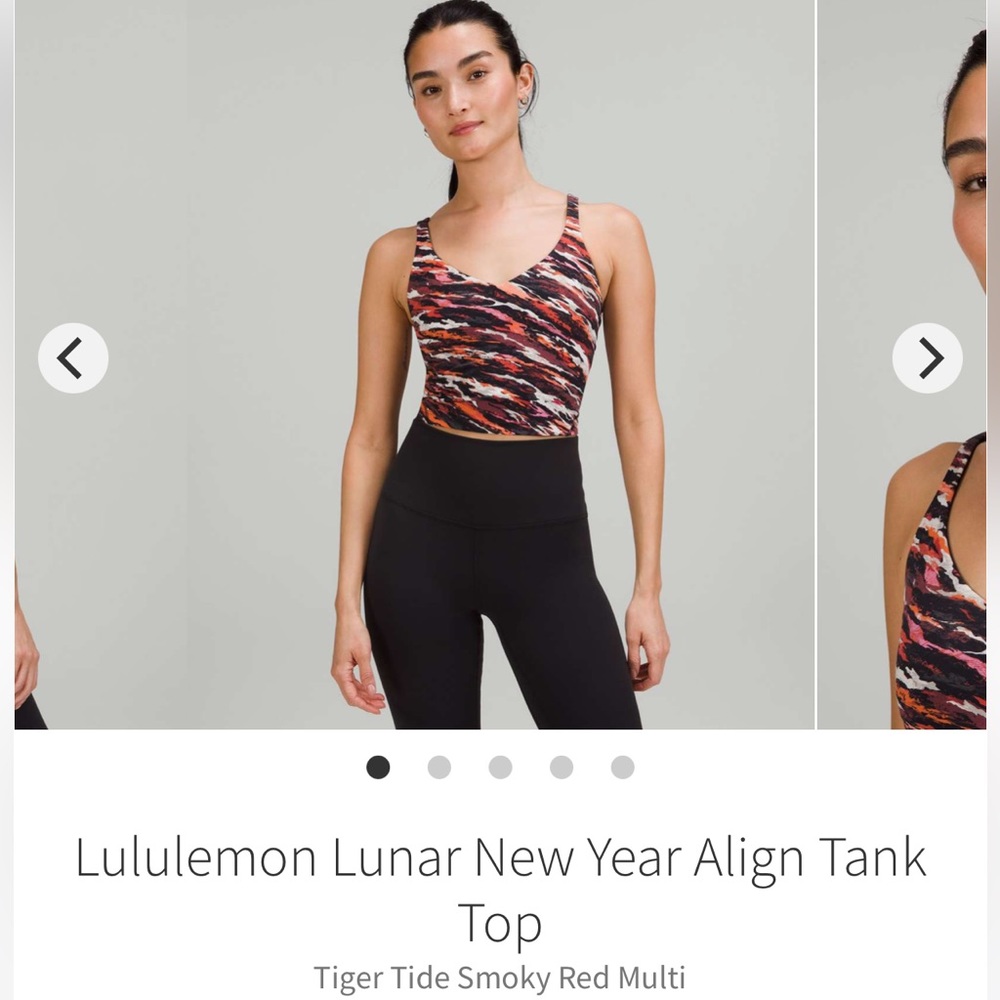 NEW WITH TAGS • Lululemon Lunar New Year Align Tank